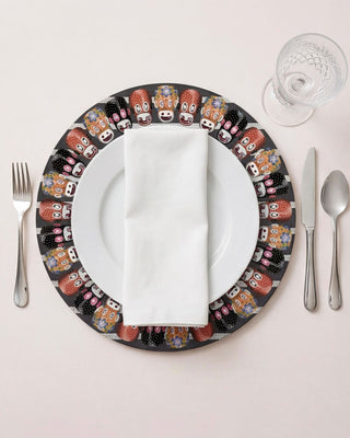 Funda de Bajaplato Mascara de Mono Negra