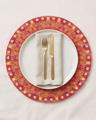 Funda de Bajaplatos Quitapenas Carmine Linen