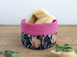 Flowers in Black Panera Reversible Semi Impermeable