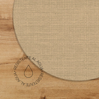 Funda de Bajaplatos Camel Rustic Linen