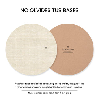 Funda de Bajaplato Powder Rustic Linen