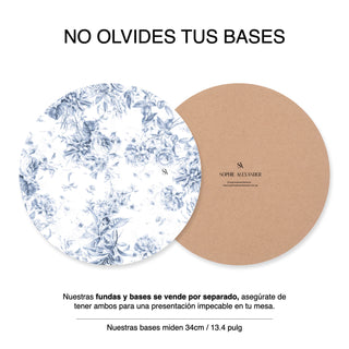 Funda de Bajaplatos Blue French Toile