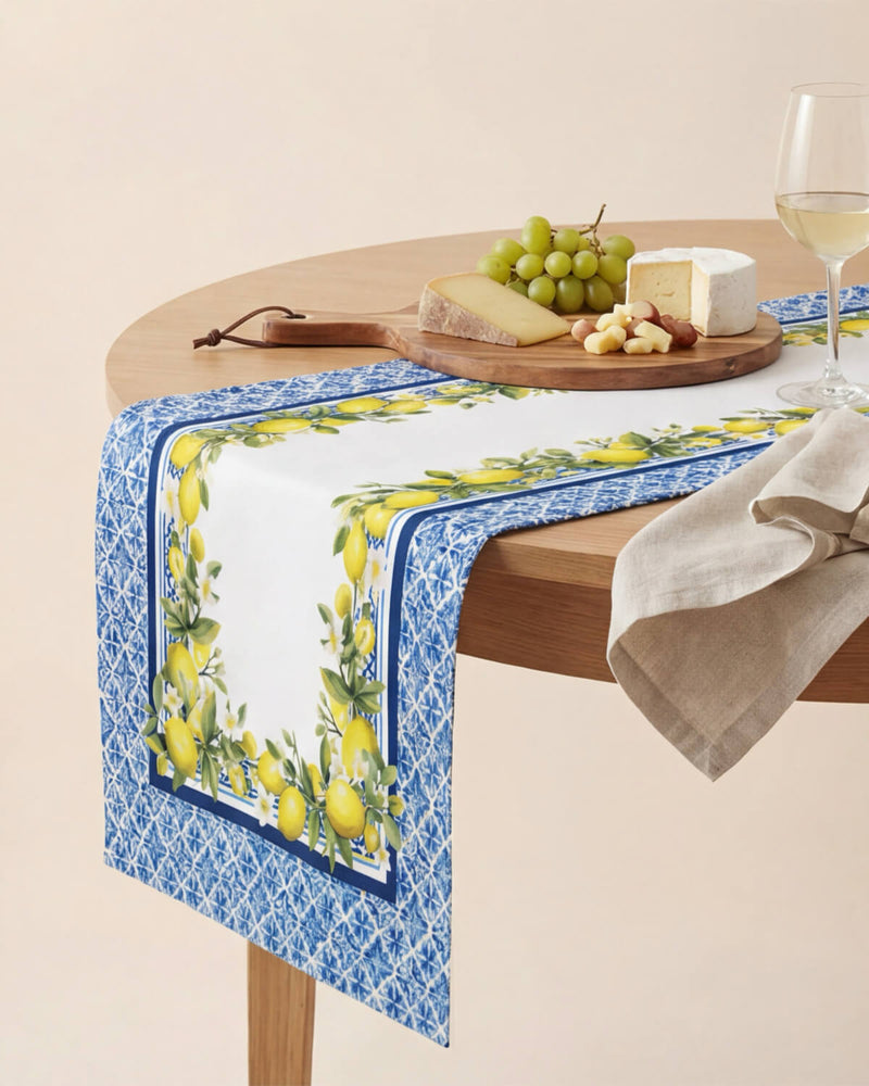 Camino de Mesa Lemon di Maiolica